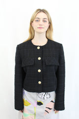Hush - 'Esti Cropped Boucle Jacket' NWT