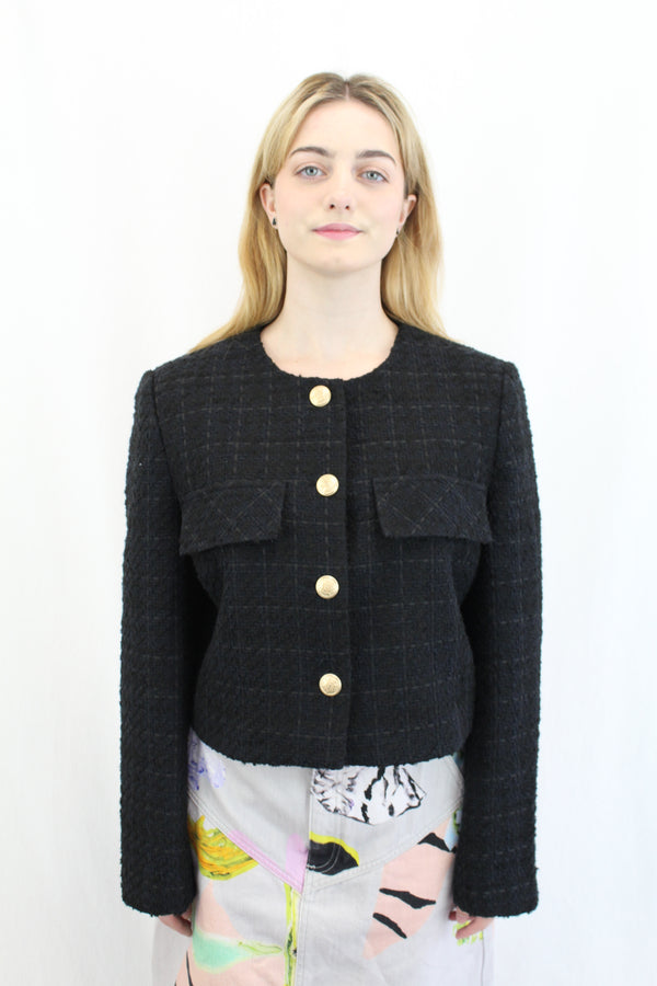 Hush - 'Esti Cropped Boucle Jacket' NWT
