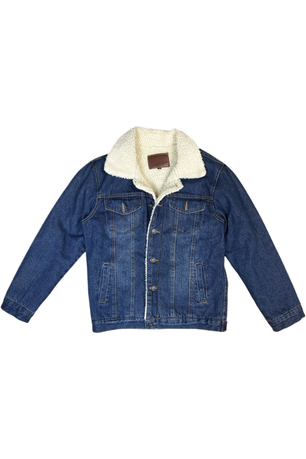 Nylaus Jeans - Sherpa Lined Denim Jacket