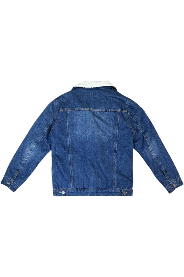 Nylaus Jeans - Sherpa Lined Denim Jacket