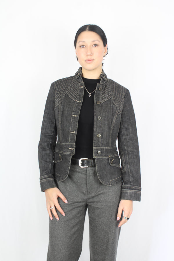 Karen Millen - Denim Stitch Jacket