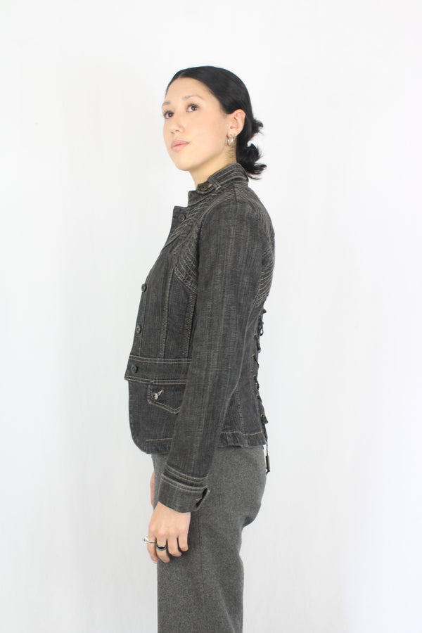 Karen Millen - Denim Stitch Jacket