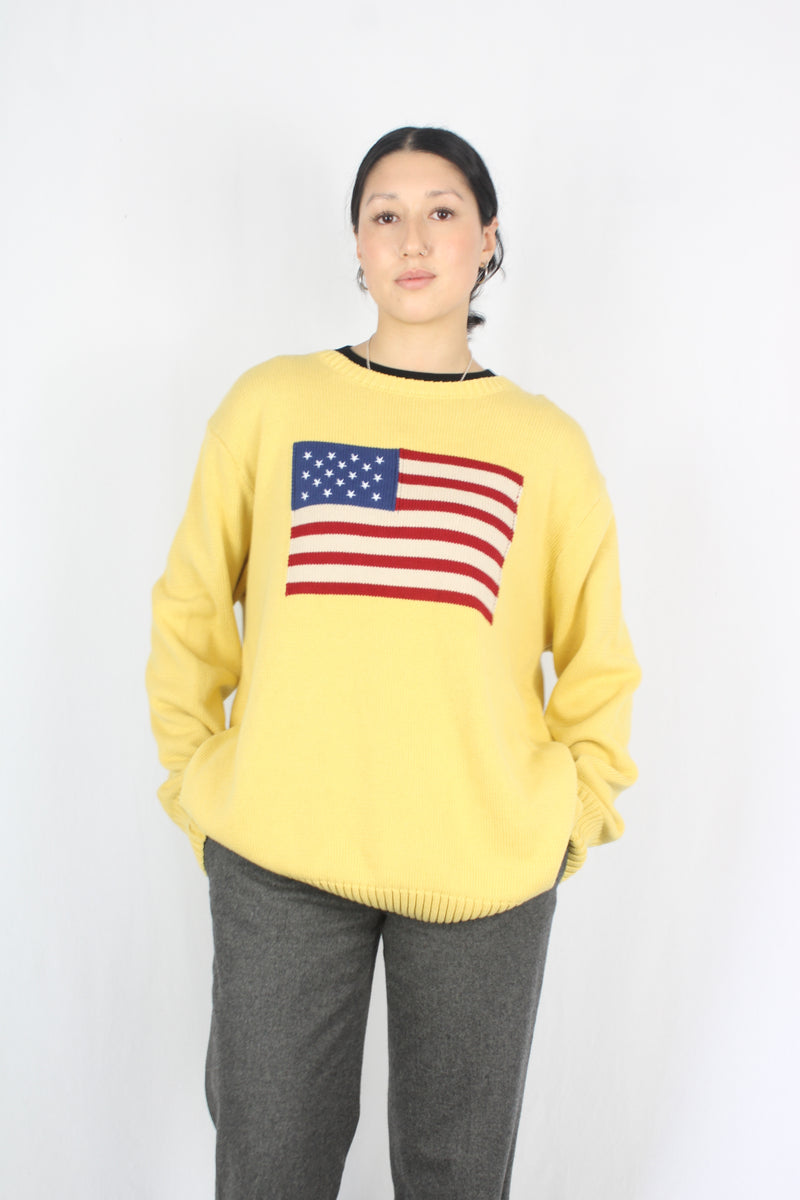 LA Vintage - USA Flag Jumper