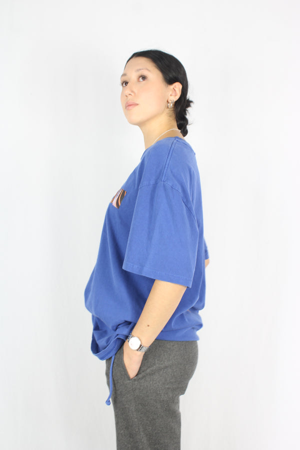 Ksubi - Cobalt Swirl Logo Tee