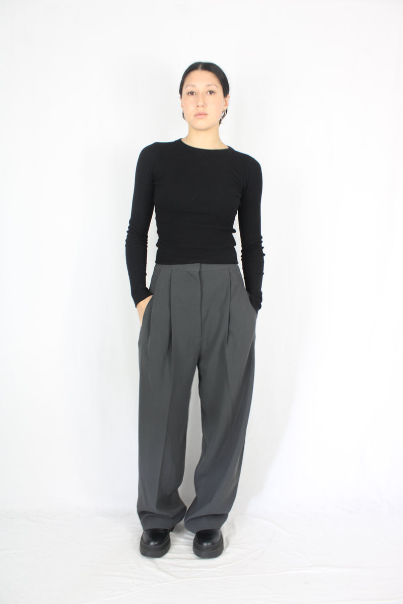 Chicjoc - Tailored Wide Leg Pants