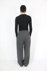 Chicjoc - Tailored Wide Leg Pants