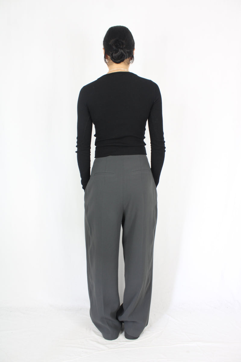 Chicjoc - Tailored Wide Leg Pants
