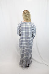 Lonely - Plaid Smock Dress