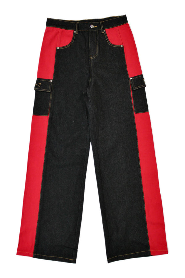 Finesse - Contrast Panel Jeans