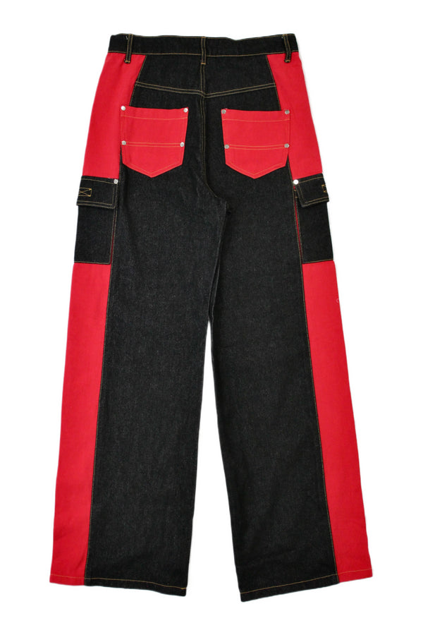Finesse - Contrast Panel Jeans