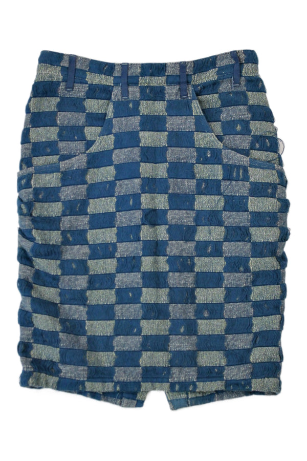 Woven Pencil Skirt