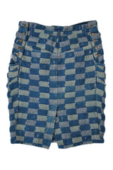 Woven Pencil Skirt
