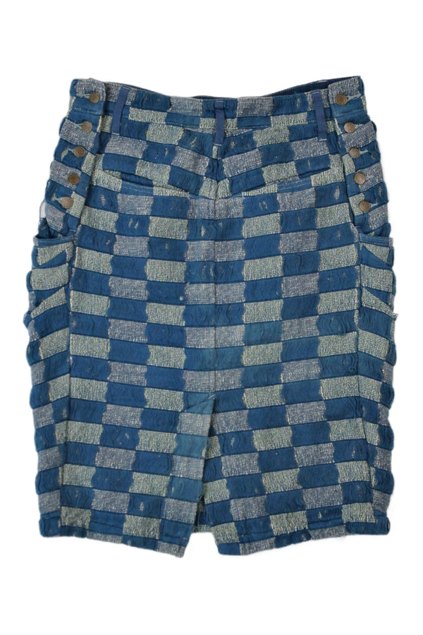 Woven Pencil Skirt
