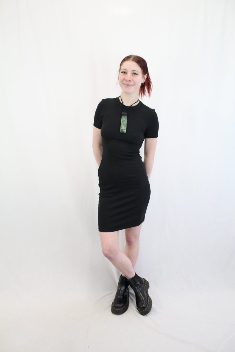 All Things Golden - Ribbed Mini Dress