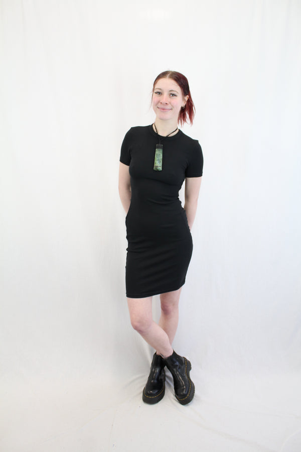 All Things Golden - Ribbed Mini Dress