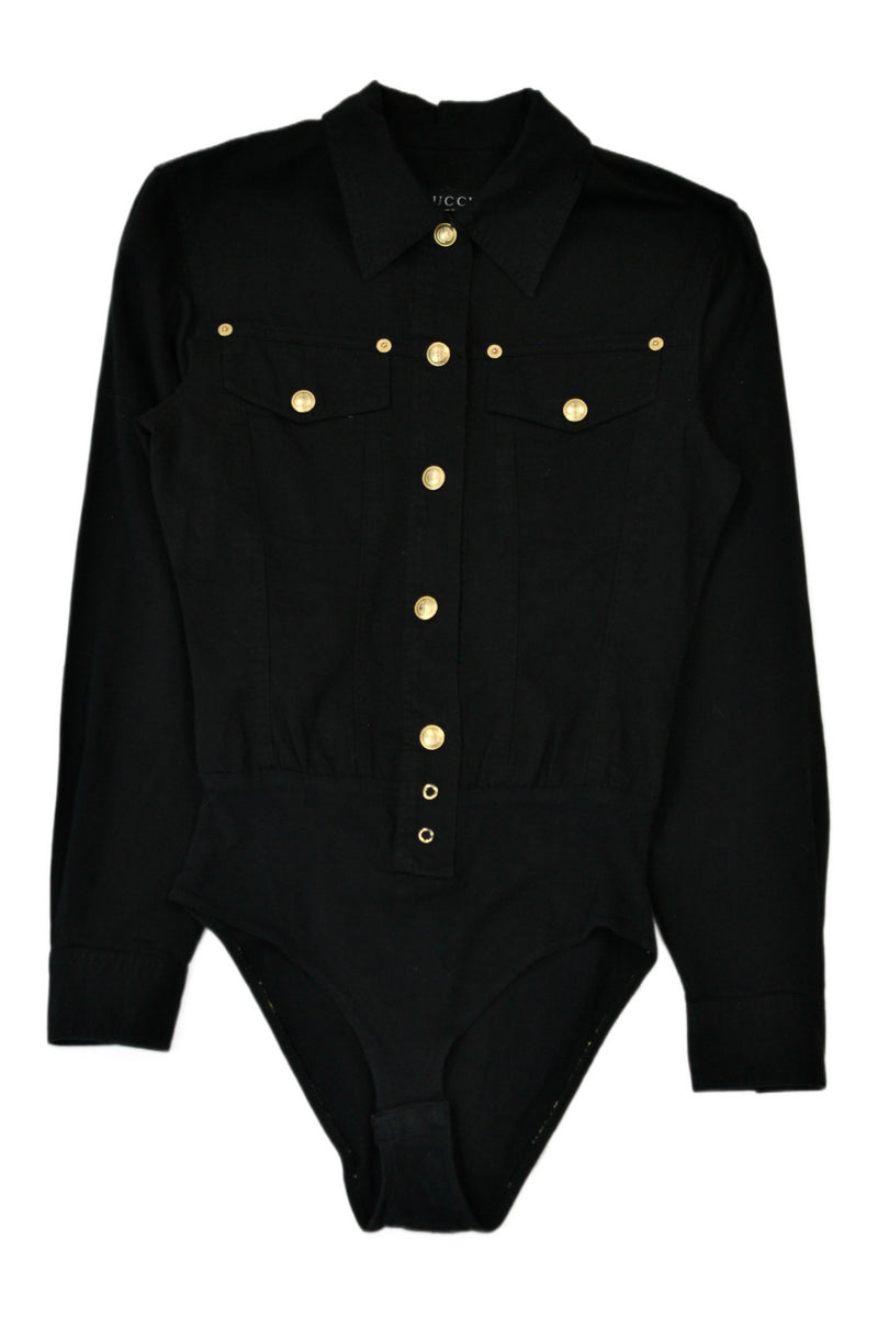 Gucci - Denim Bodysuit