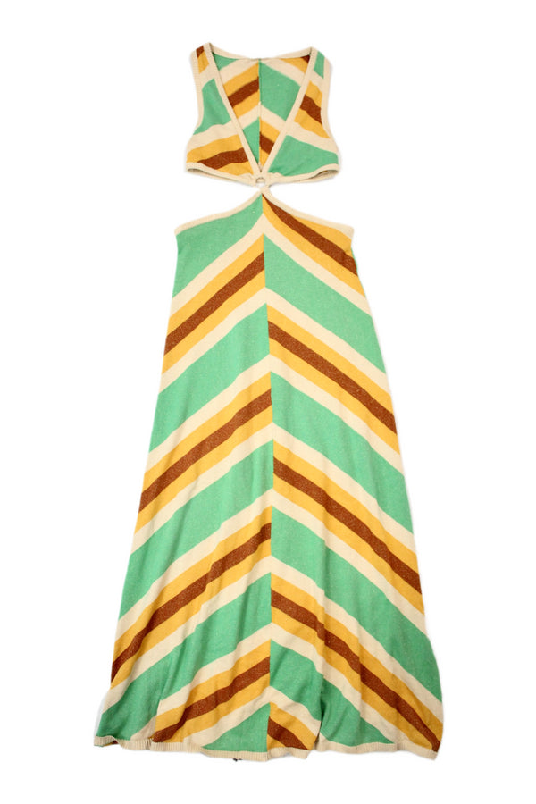 Spell - Glitter Stripe Maxi Dress