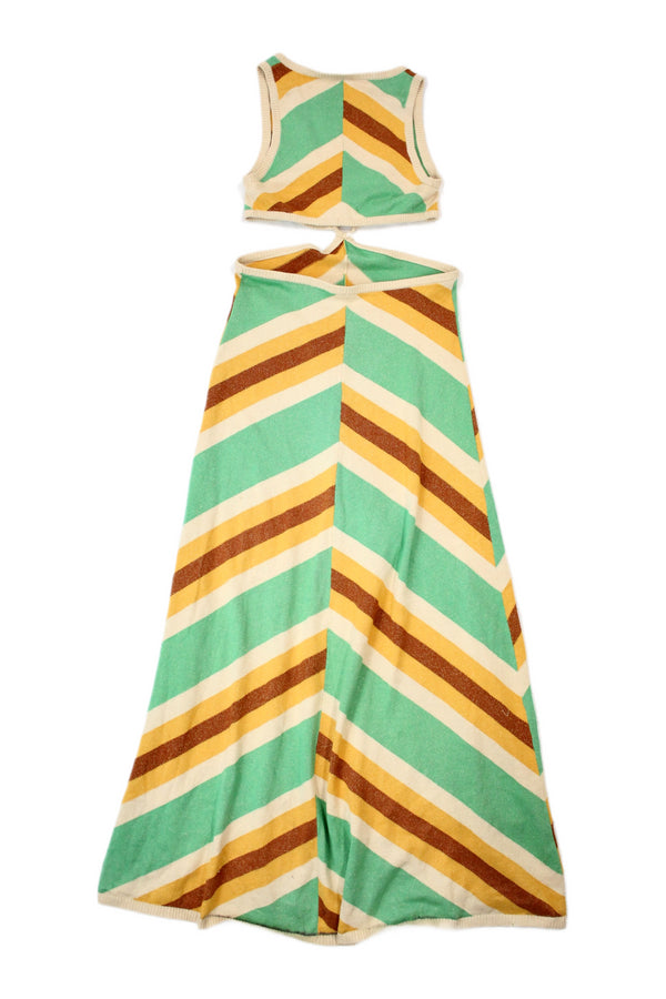 Spell - Glitter Stripe Maxi Dress