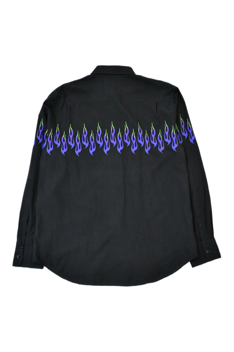 Cobra - 100% Silk Flame Shirt