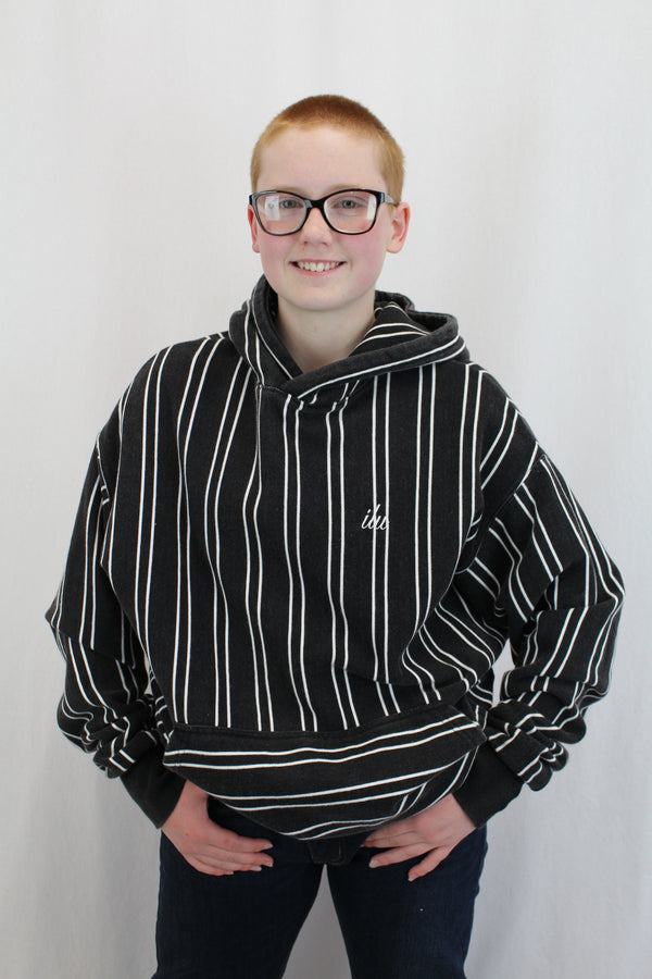 I Love Ugly - Striped Hoody