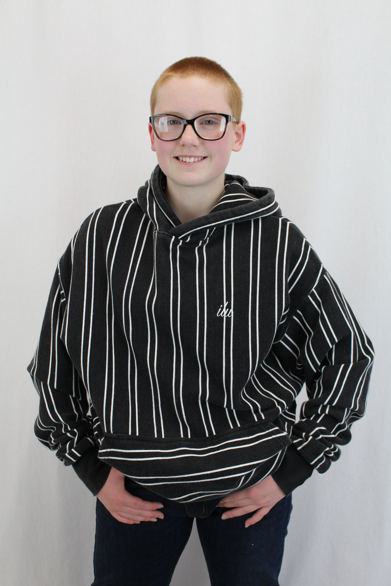 I Love Ugly - Striped Hoody