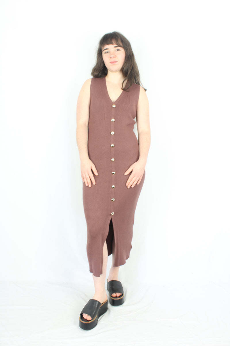 Decjuba - Olivia Button Dress
