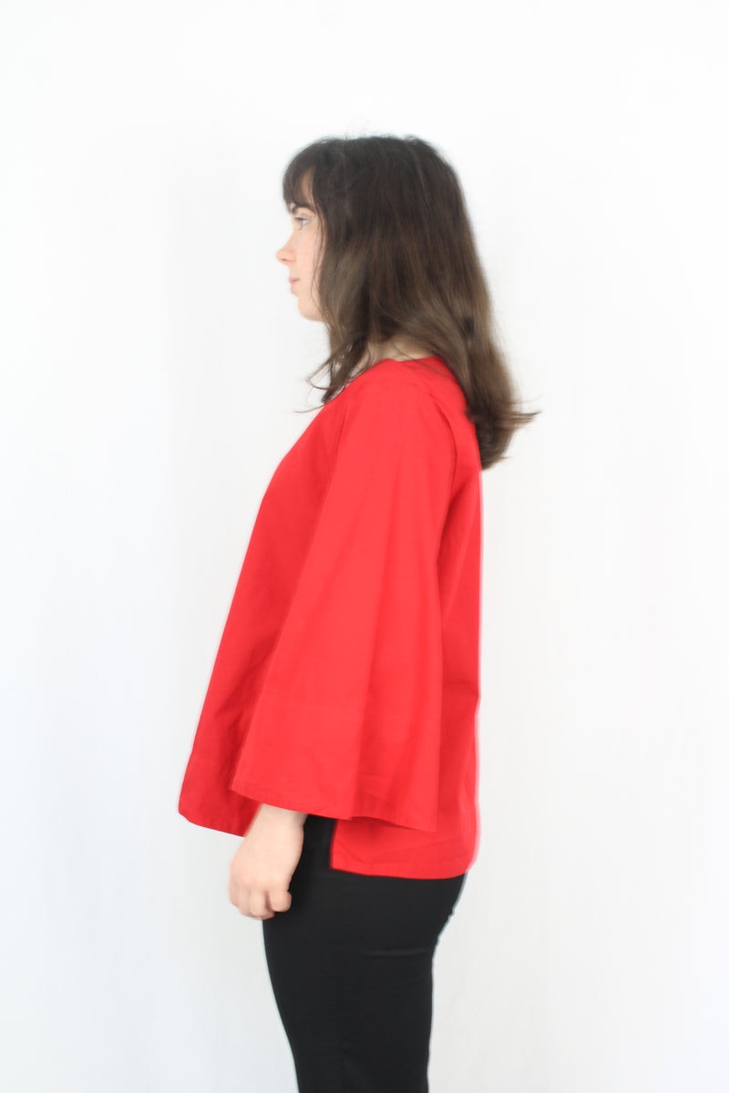 Kowtow - Flared Boat Neck Top
