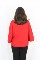 Kowtow - Flared Boat Neck Top