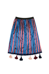 Cooper - Striped Midi Skirt
