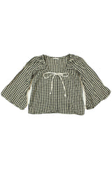 Marle - Gingham Long Sleeve Top
