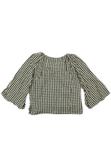 Marle - Gingham Long Sleeve Top