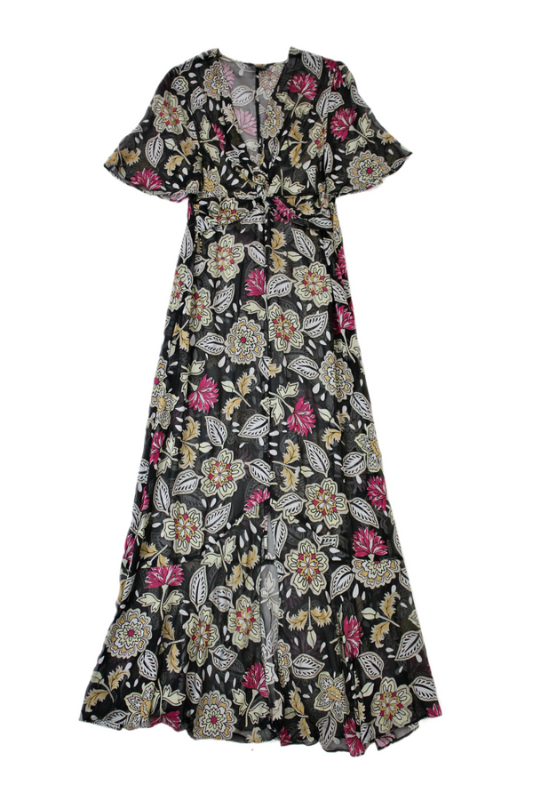Rag & Bone - Sheer Floral Maxi Dress