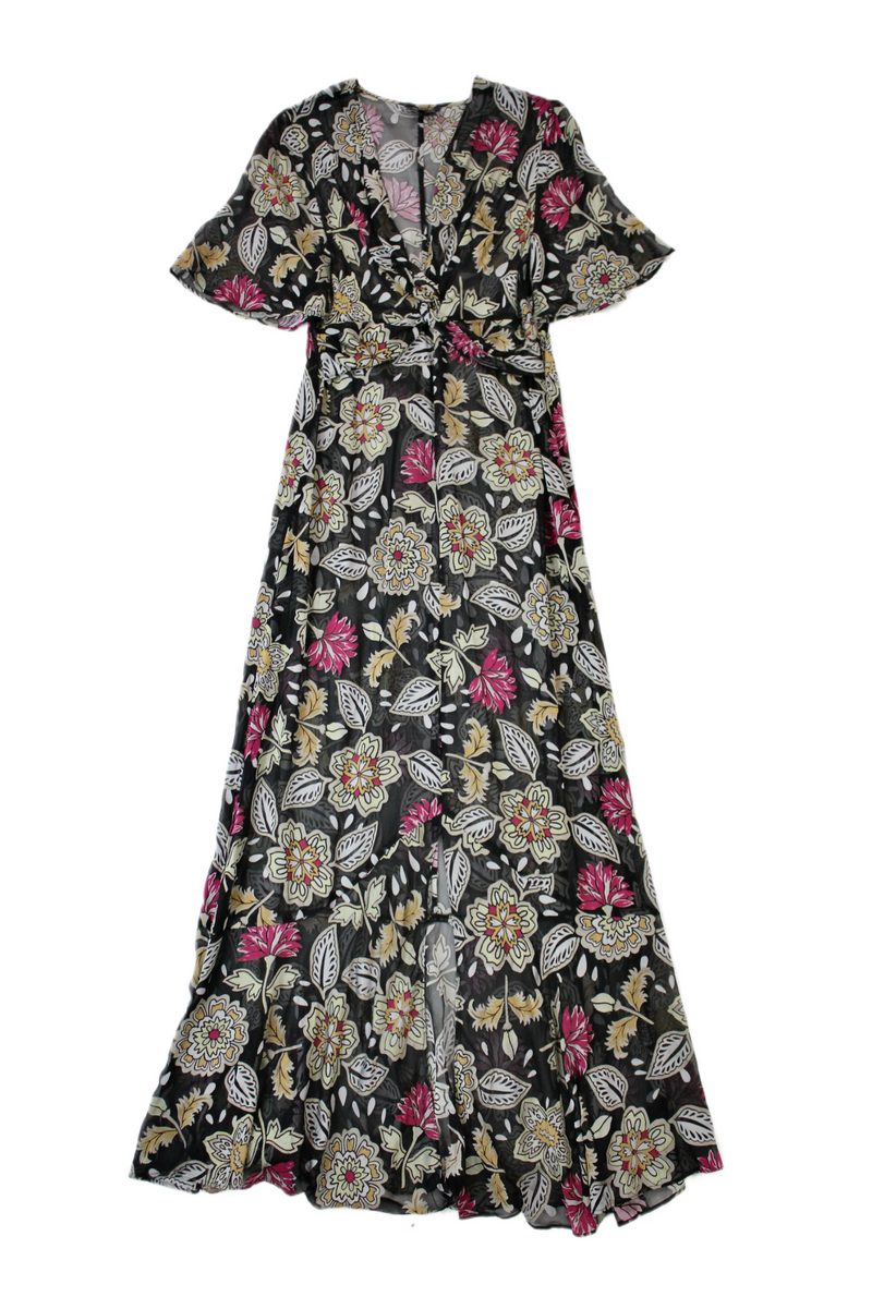 Rag & Bone - Sheer Floral Maxi Dress