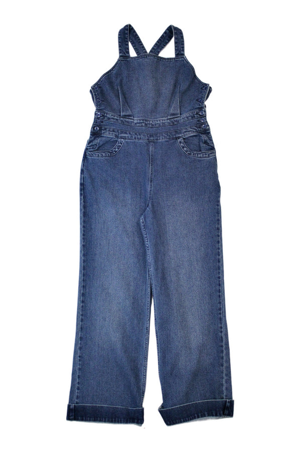 Faherty - Stretch Denim Overalls