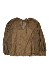 Vince - Spotted Chiffon Blouse