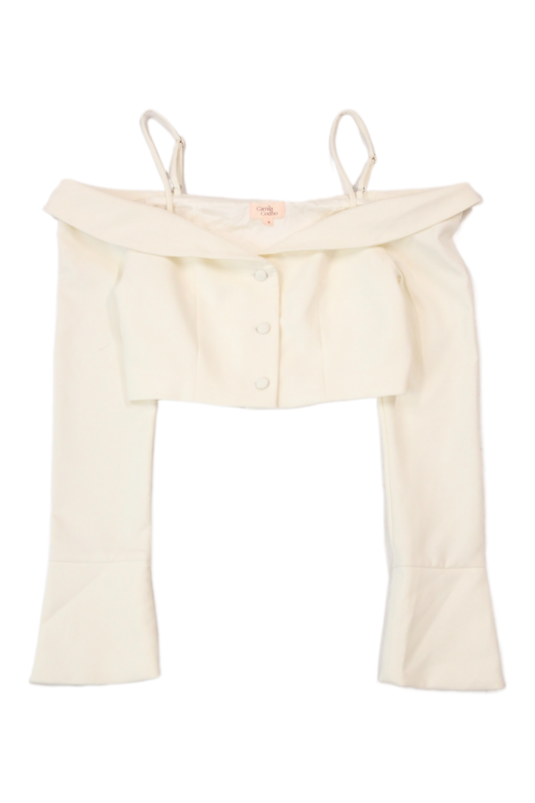 Camila Coelho - Button Front Crop