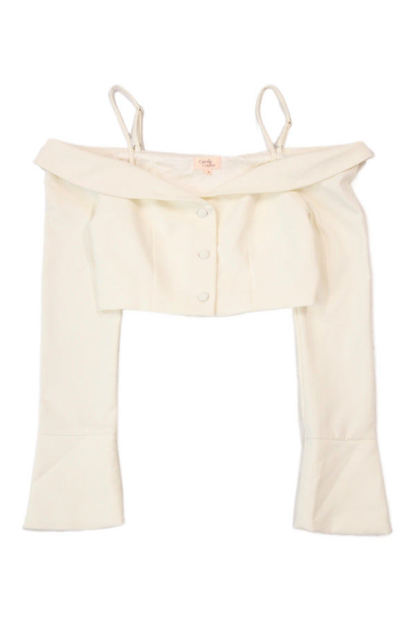 Camila Coelho - Button Front Crop