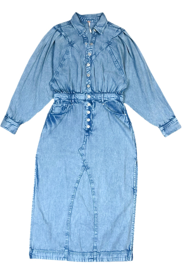 Free People - Denim Maxi Dress