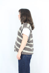 Vintage Striped Knit Vest