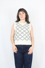 Max - Chunky Diamond Knit Vest