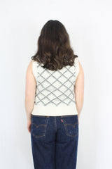 Max - Chunky Diamond Knit Vest