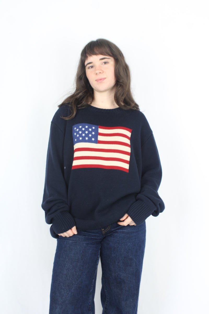LA Vintage - USA Flag Jumper