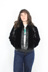 7 For All Mankind - Faux Fur Leather Jacket