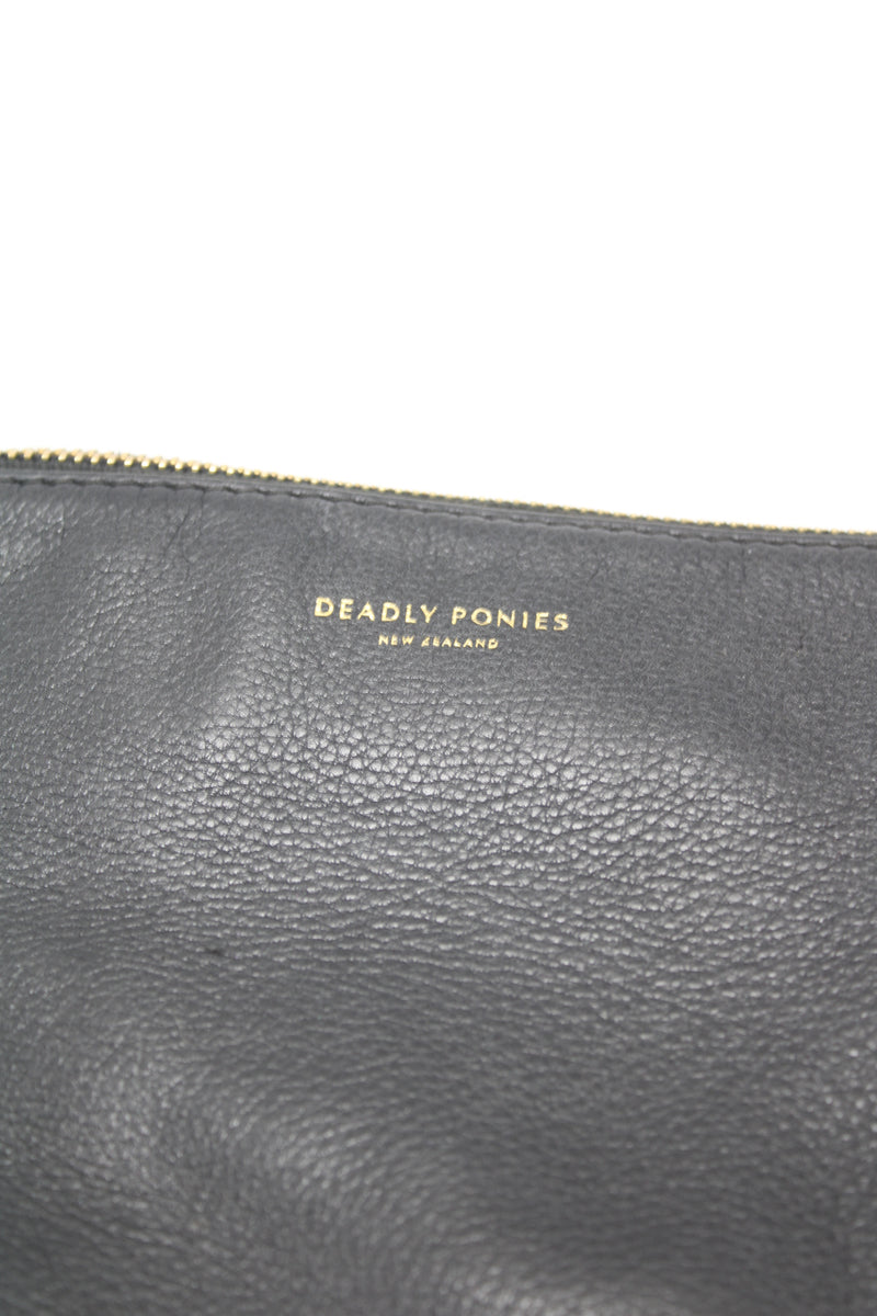 Deadly Ponies - Leather Crossbody Bag