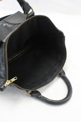 Deadly Ponies - Croc Leather Fold Over Bag