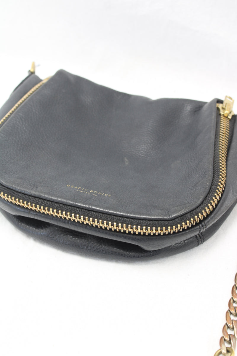 Deadly Ponies - Leather Zip Flap Bag