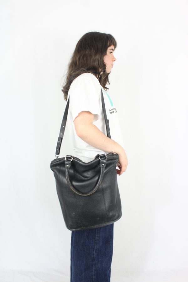 Status Anxiety - Large Leather Tote Bag