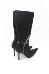 Versace - Stiletto Suede Boots