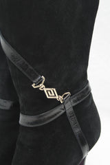 Versace - Stiletto Suede Boots