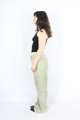 Lioness - Green Relaxed Cargo Jeans